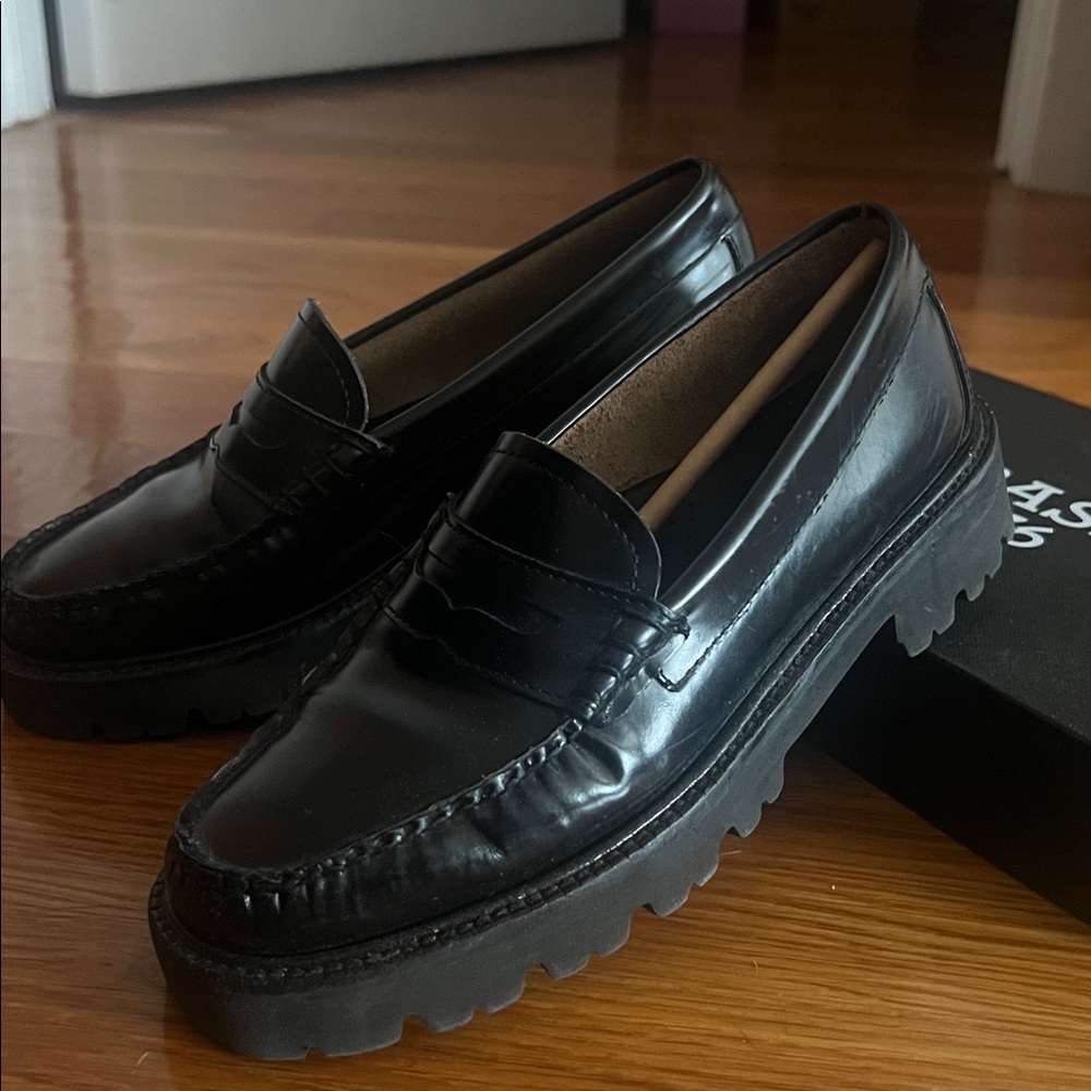 G.H. Bass & Co. Black Loafers